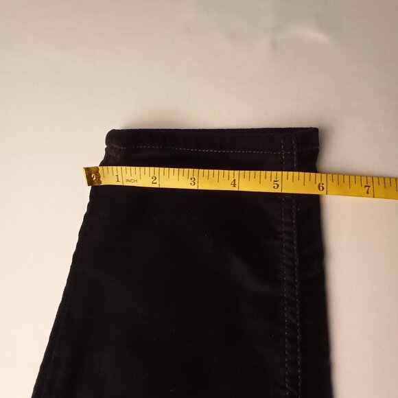 Loft Velvet Jeans Size 30/10P High Rise Skinny Leg Black Color - Picture 10 of 10